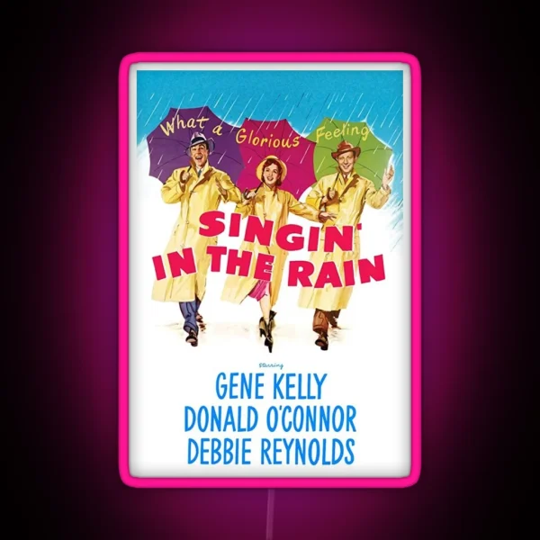 Singing In The Rain RGB Neon Sign