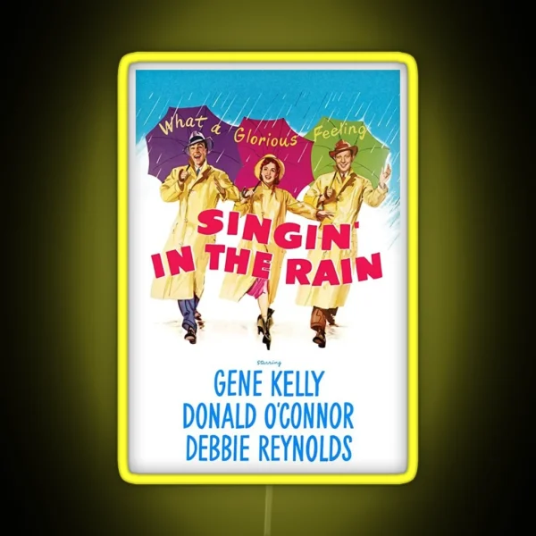Singing In The Rain RGB Neon Sign