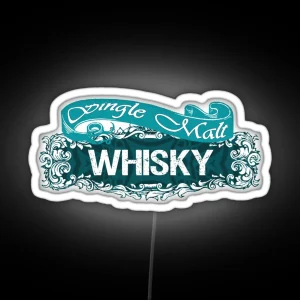 Single Malt Whisky RGB Neon Sign