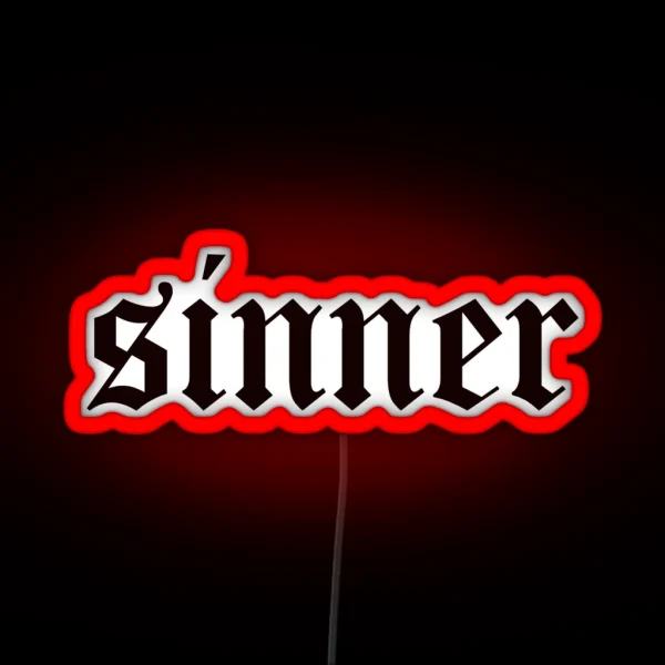 Sinner RGB Neon Sign