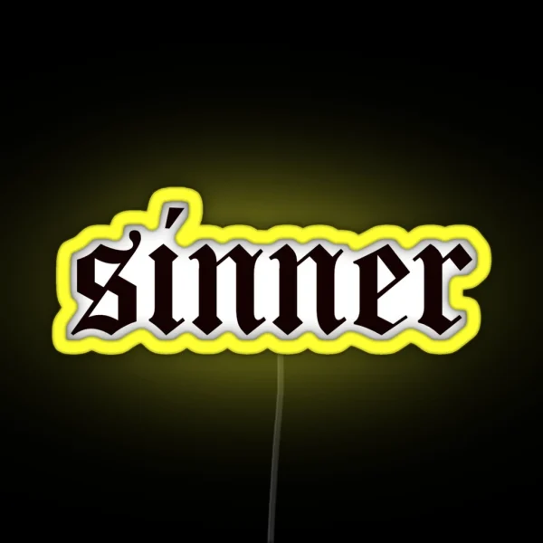 Sinner RGB Neon Sign