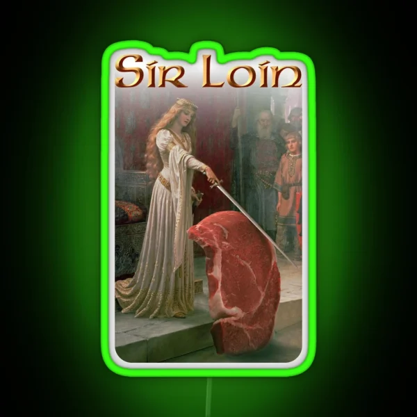 Sir Loin Steak RGB Neon Sign