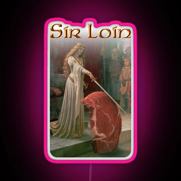 Sir Loin Steak RGB Neon Sign