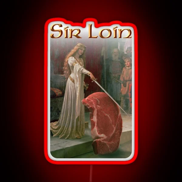 Sir Loin Steak RGB Neon Sign