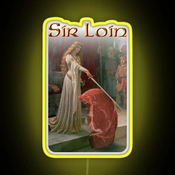 Sir Loin Steak RGB Neon Sign