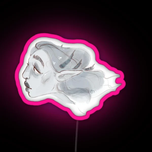 Siren Woman RGB Neon Sign