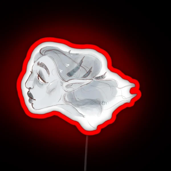 Siren Woman RGB Neon Sign