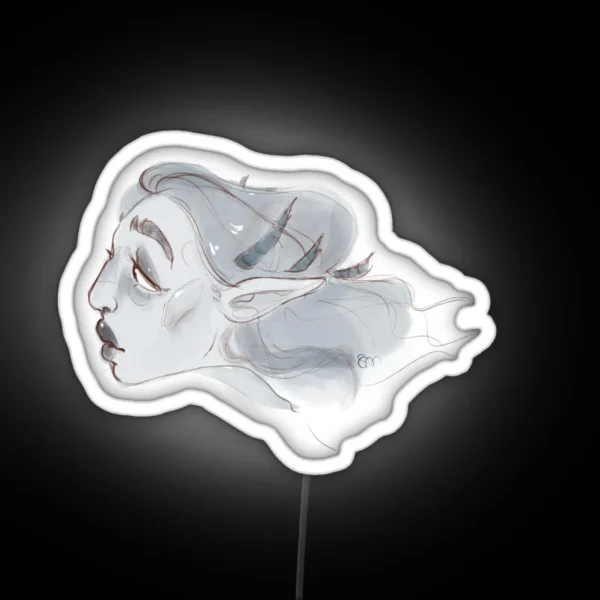 Siren Woman RGB Neon Sign