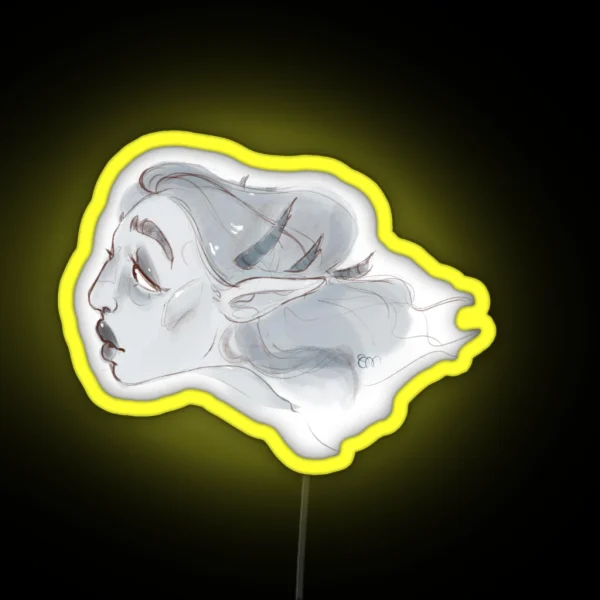 Siren Woman RGB Neon Sign