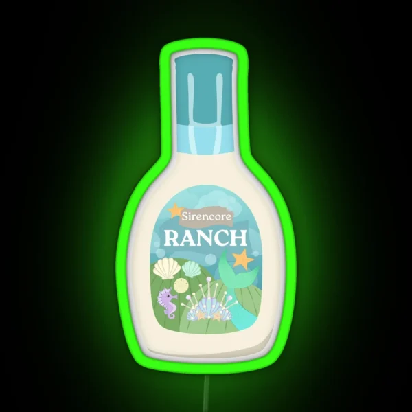 Sirencore Ranch Dressing RGB Neon Sign
