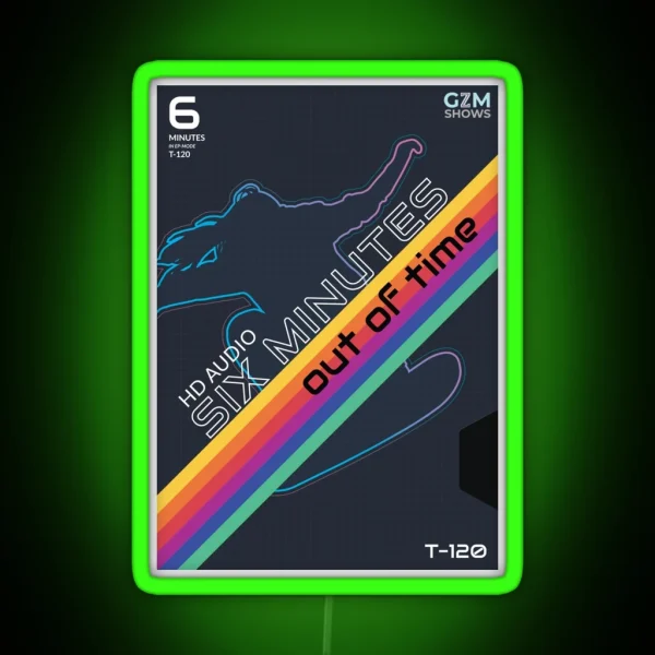Six Minutes Season 4 Poster RGB Neon Sign