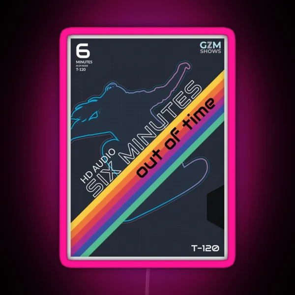 Six Minutes Season 4 Poster RGB Neon Sign