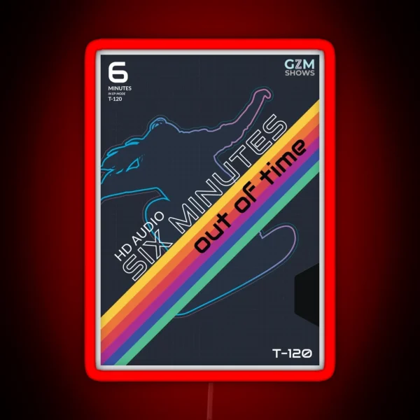 Six Minutes Season 4 Poster RGB Neon Sign