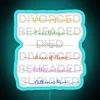 Six The Musical grey outline RGB neon light display decoration