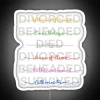 Six The Musical Grey Outline Neon Sign with RGB Lighting