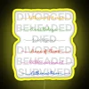 Six The Musical-inspired vibrant grey outline RGB neon LED sign