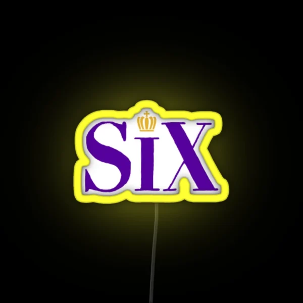Six The Musical RGB Neon Sign
