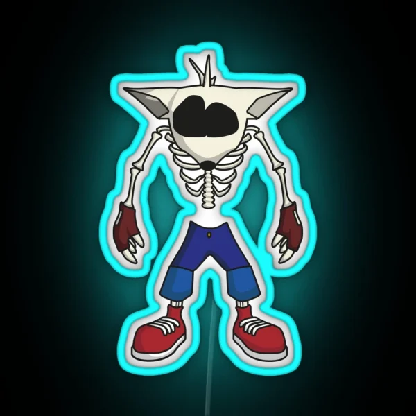 Skele Bandicoot RGB Neon Sign