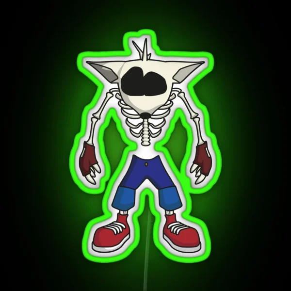 Skele Bandicoot RGB Neon Sign