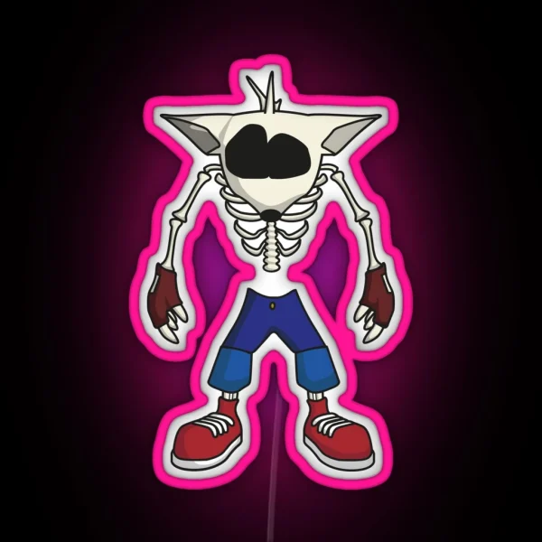 Skele Bandicoot RGB Neon Sign
