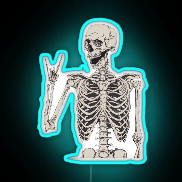 Skeleton RGB Neon Sign