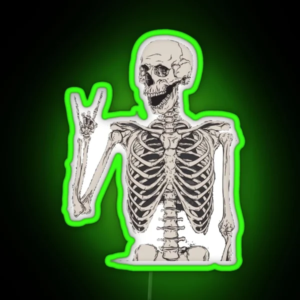 Skeleton RGB Neon Sign