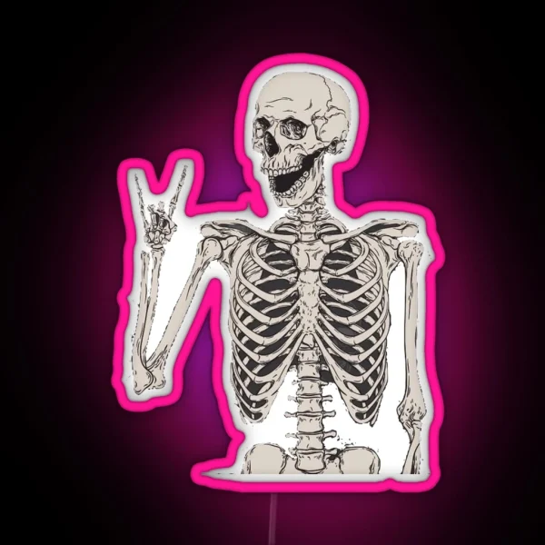 Skeleton RGB Neon Sign