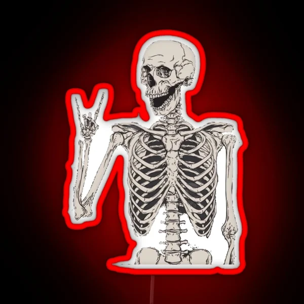 Skeleton RGB Neon Sign
