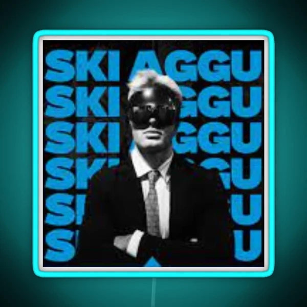 Ski Aggu Ist Der Headliner RGB Neon Sign