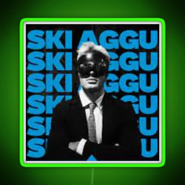Ski Aggu Ist Der Headliner RGB Neon Sign
