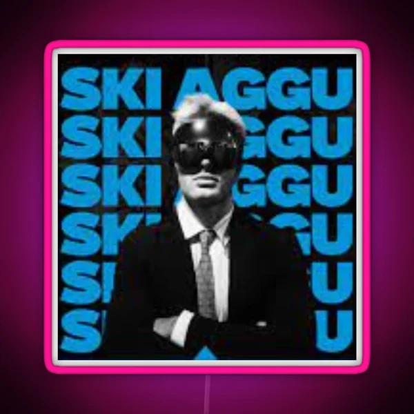 Ski Aggu Ist Der Headliner RGB Neon Sign
