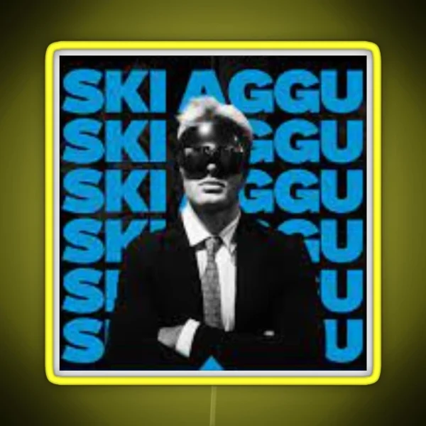 Ski Aggu Ist Der Headliner RGB Neon Sign