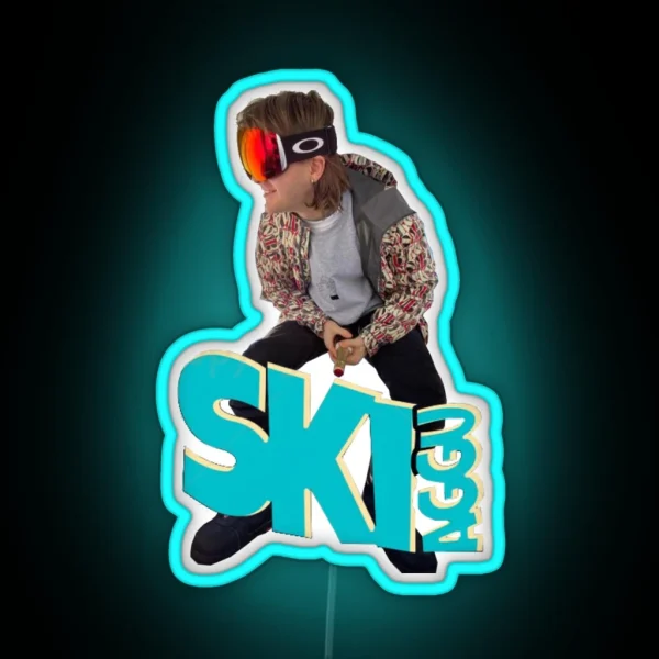 Ski Aggu RGB Neon Sign