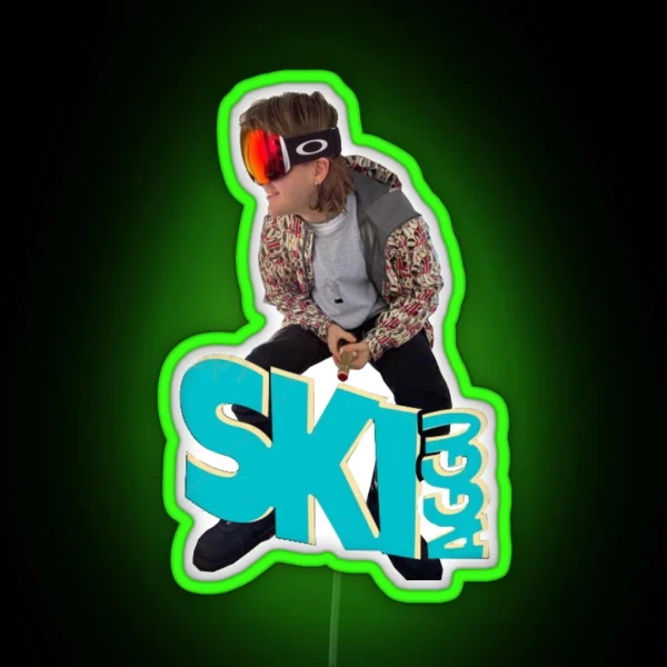 Ski Aggu RGB Neon Sign