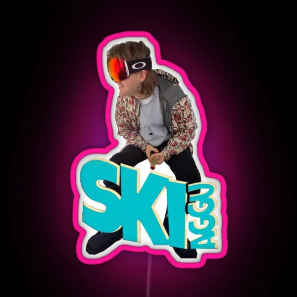 Ski Aggu RGB Neon Sign