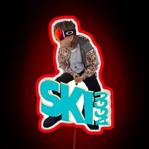 Ski Aggu RGB Neon Sign