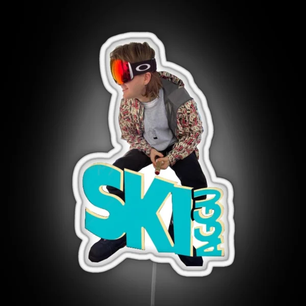Ski Aggu RGB Neon Sign