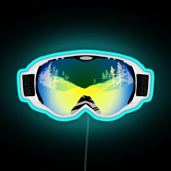 Ski Goggles RGB Neon Sign