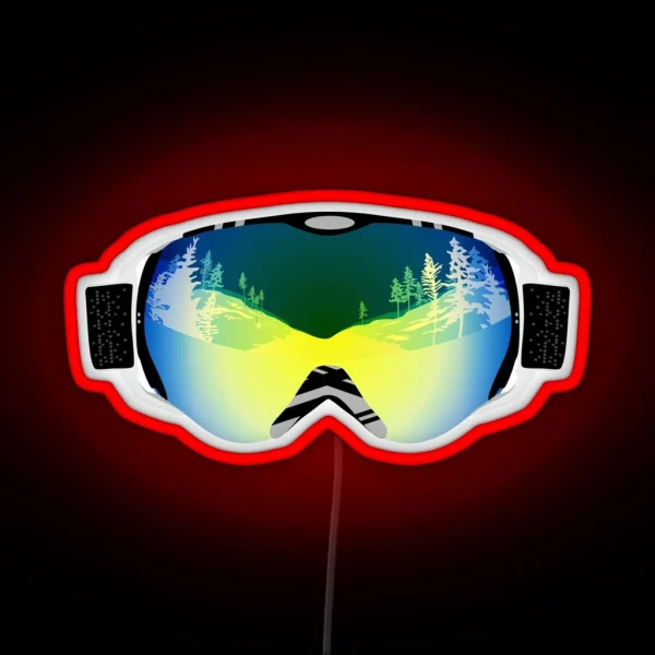 Ski Goggles RGB Neon Sign