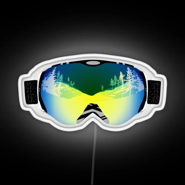 Ski Goggles RGB Neon Sign