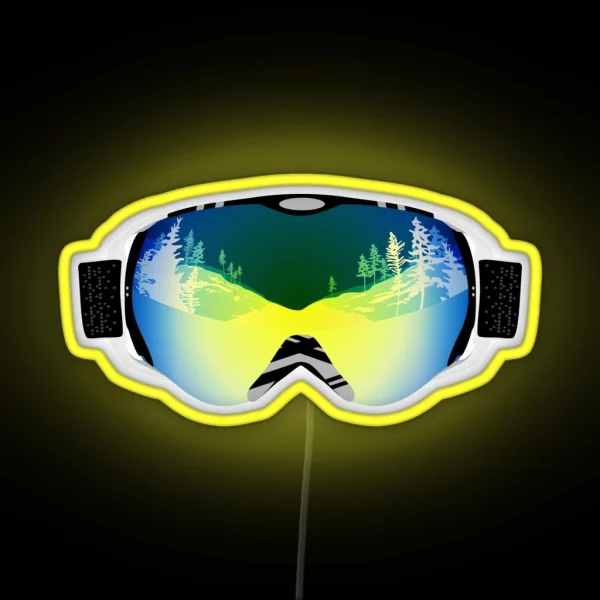 Ski Goggles RGB Neon Sign