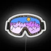 Neon Ski Goggles LED Sign Adds Fun Sports Decor Touch