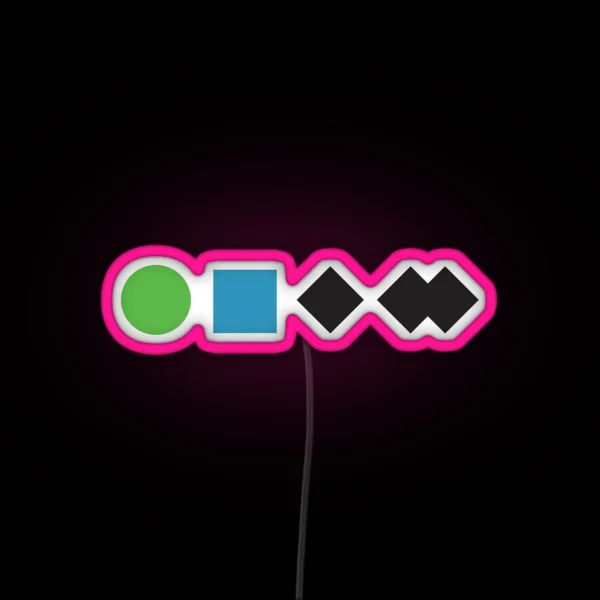 Ski Resort Run Ratings RGB Neon Sign