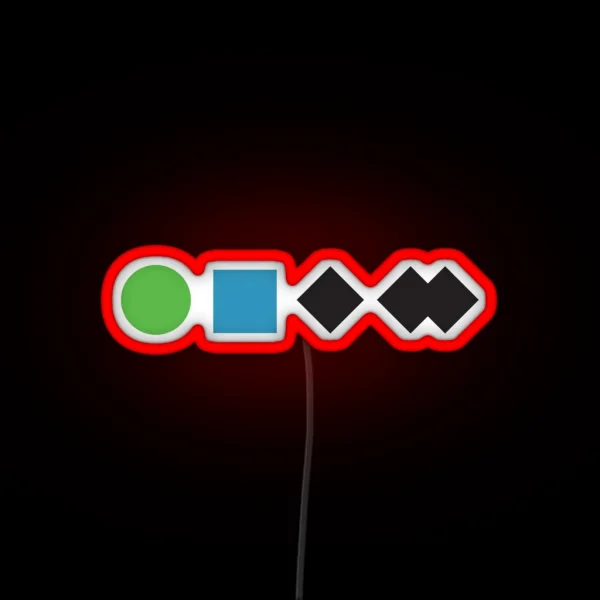 Ski Resort Run Ratings RGB Neon Sign