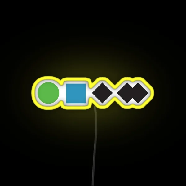 Ski Resort Run Ratings RGB Neon Sign
