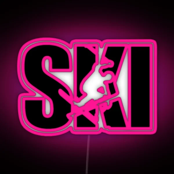 Ski RGB Neon Sign