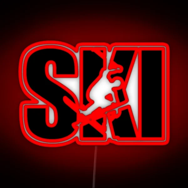 Ski RGB Neon Sign