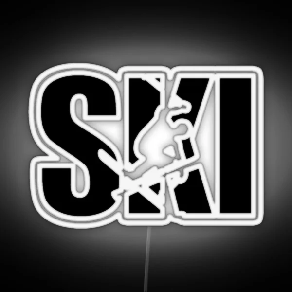 Ski RGB Neon Sign