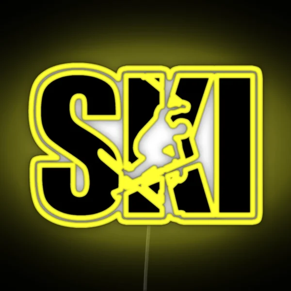 Ski RGB Neon Sign