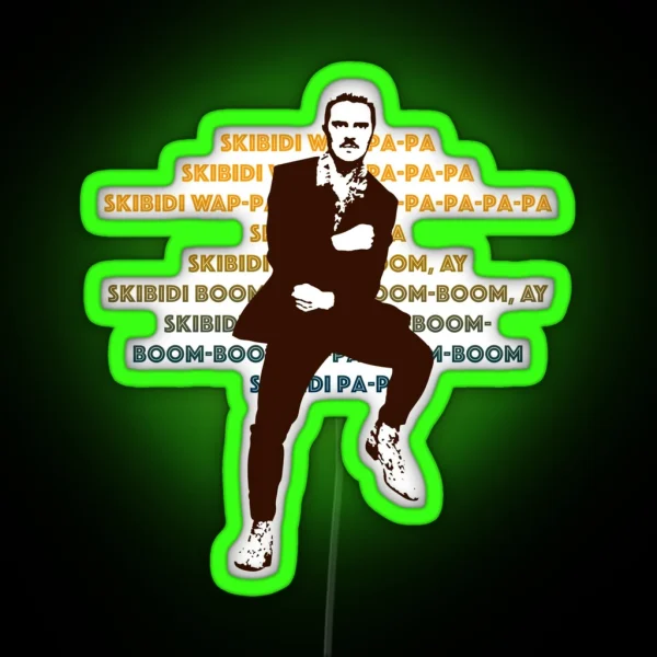Skibidi RGB Neon Sign